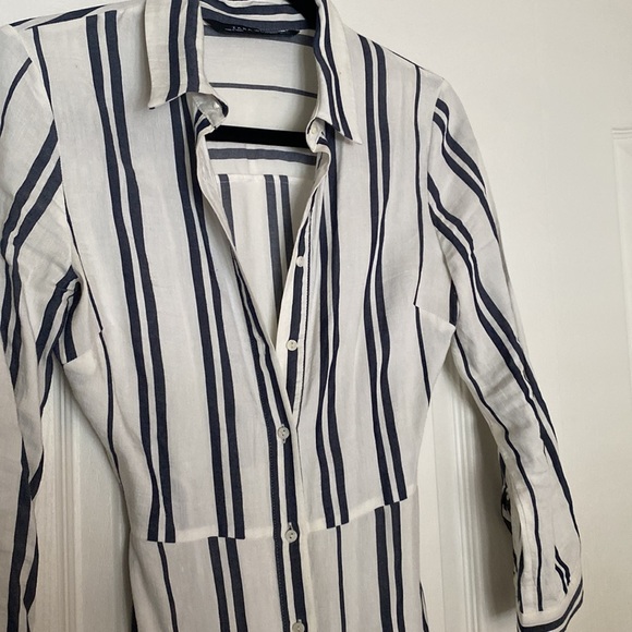 Zara pinstripe linen dress - Picture 4 of 9